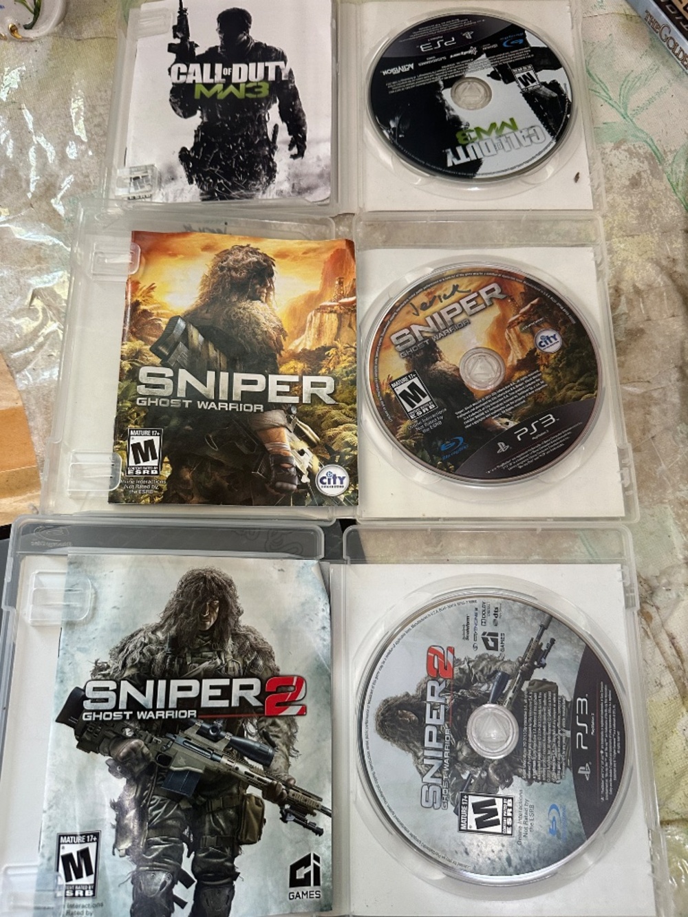 Lot of 15 PS3 Games Assassin's Creed Call of Duty Sniper Metal Gear Solid Hitman - Picture 7 of 11